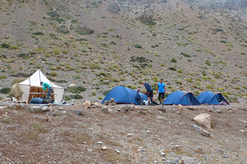 nuit sous tente aux désert maroc