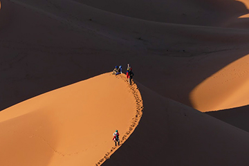 randonnée dunes et désert maroc